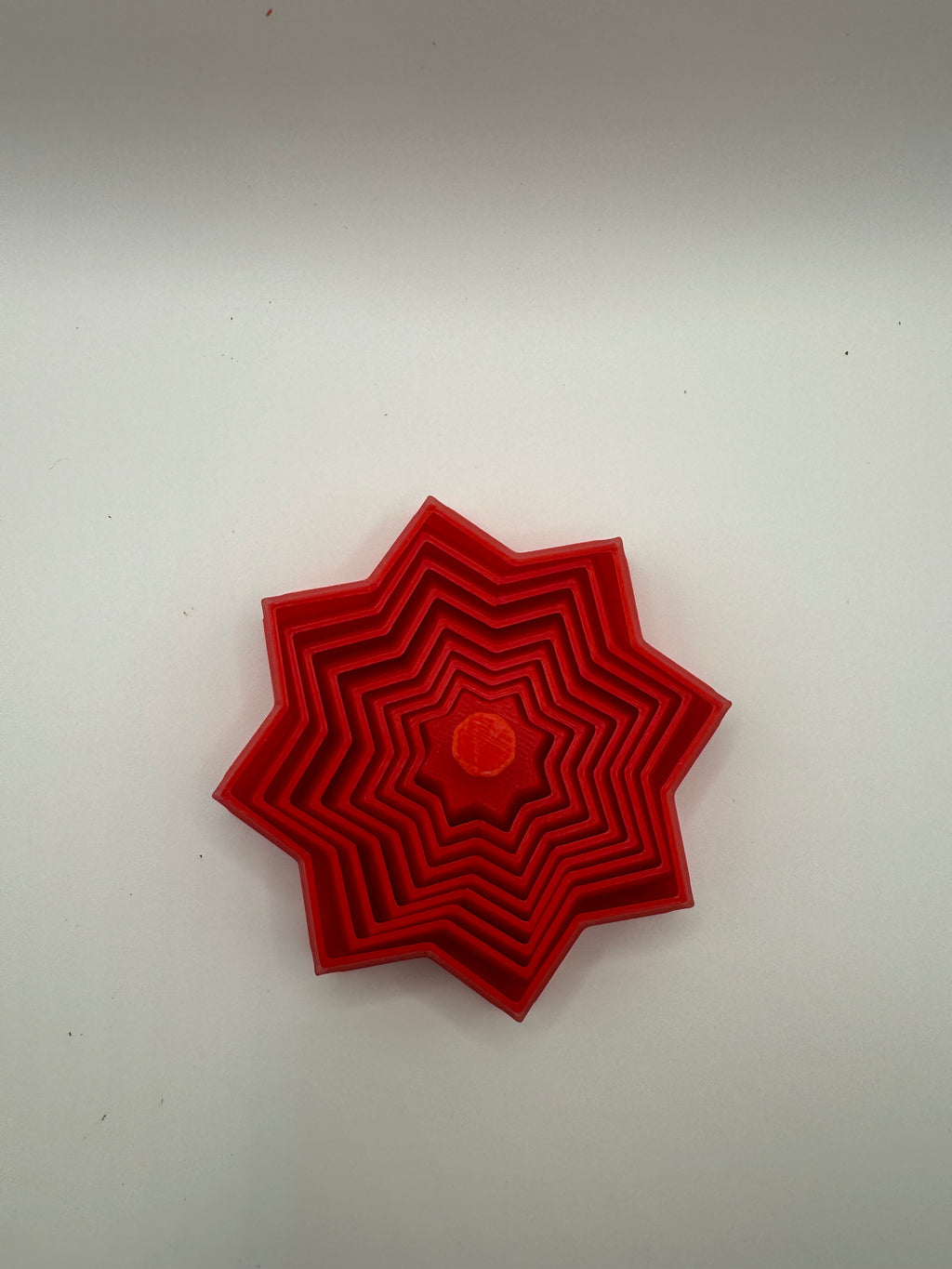 3d star printed model