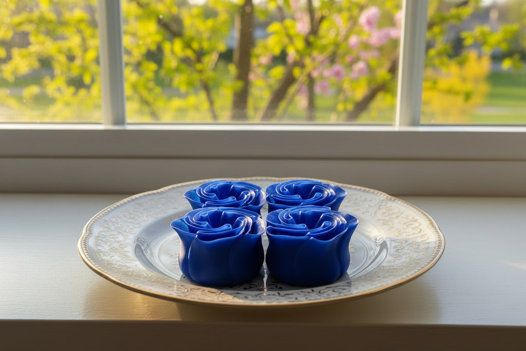 3DPRINTED  Blue Roses