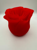 large 3d printed red rose
