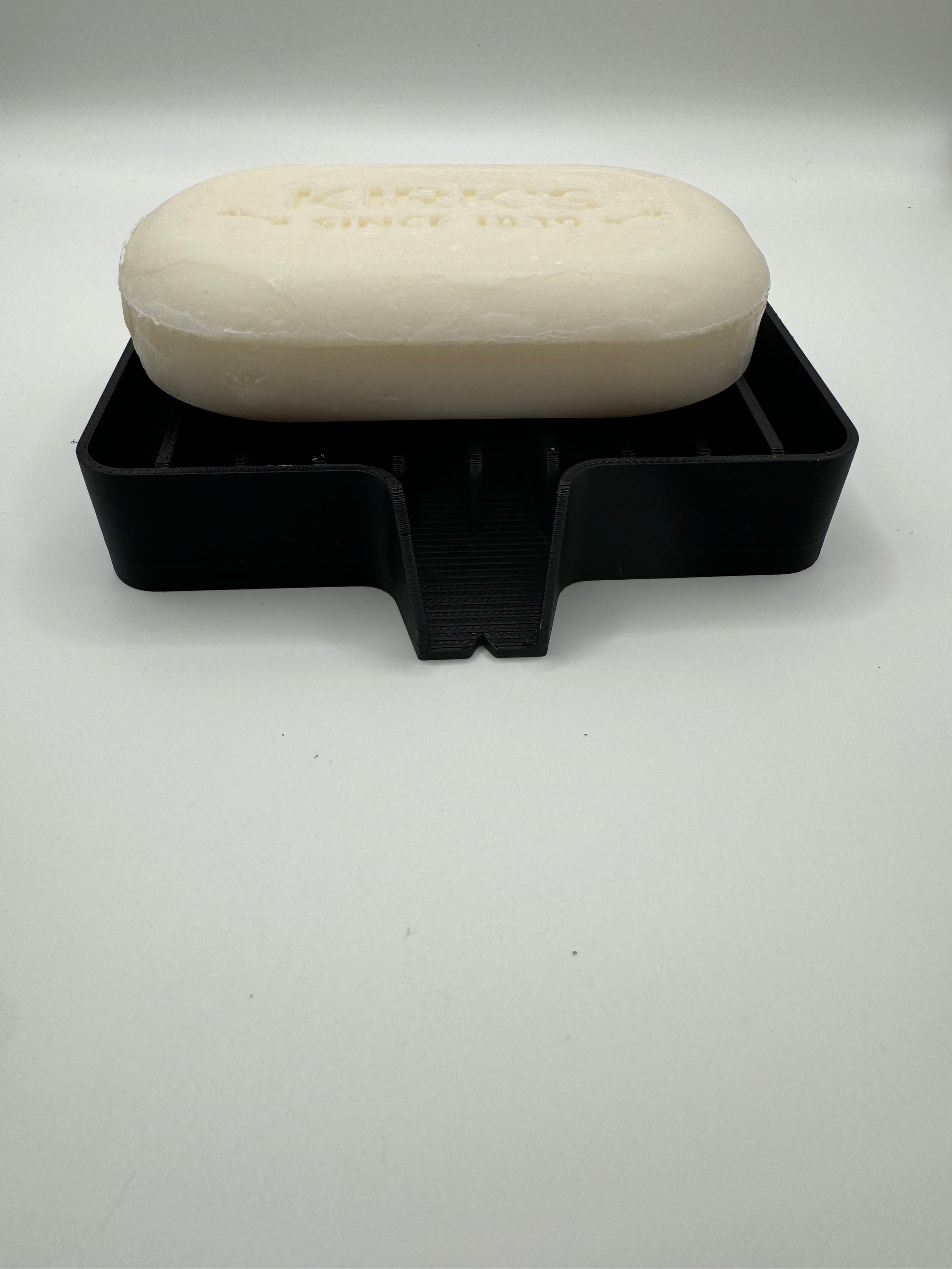 soap tray with water drain