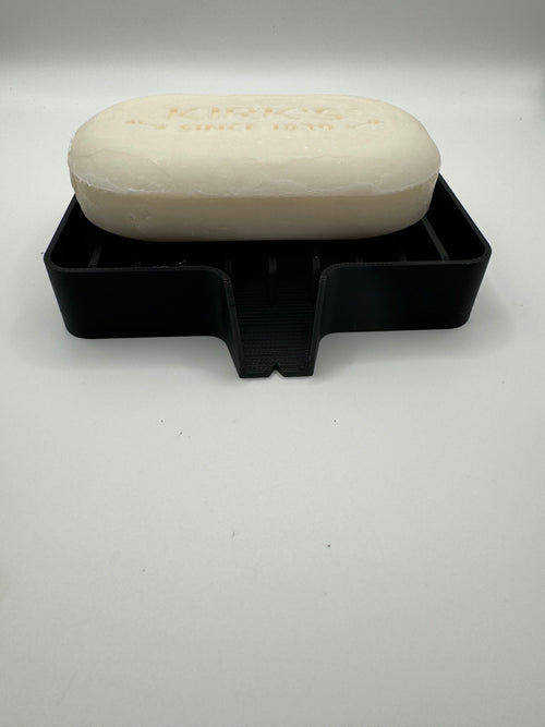 soap tray with water drain