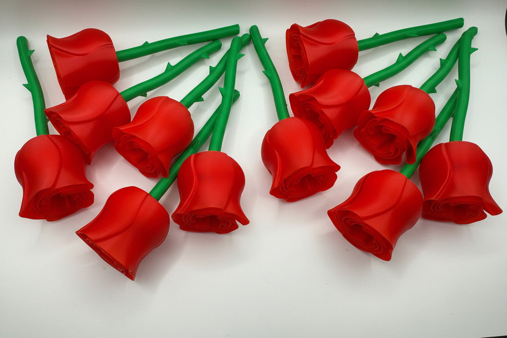 12 artificial red roses great for home office