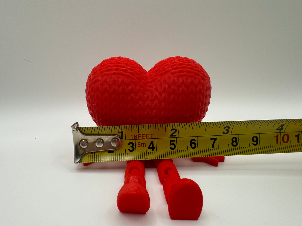 3 Pack Articualted Heart -  Red - Purple - Blue Free Shippping