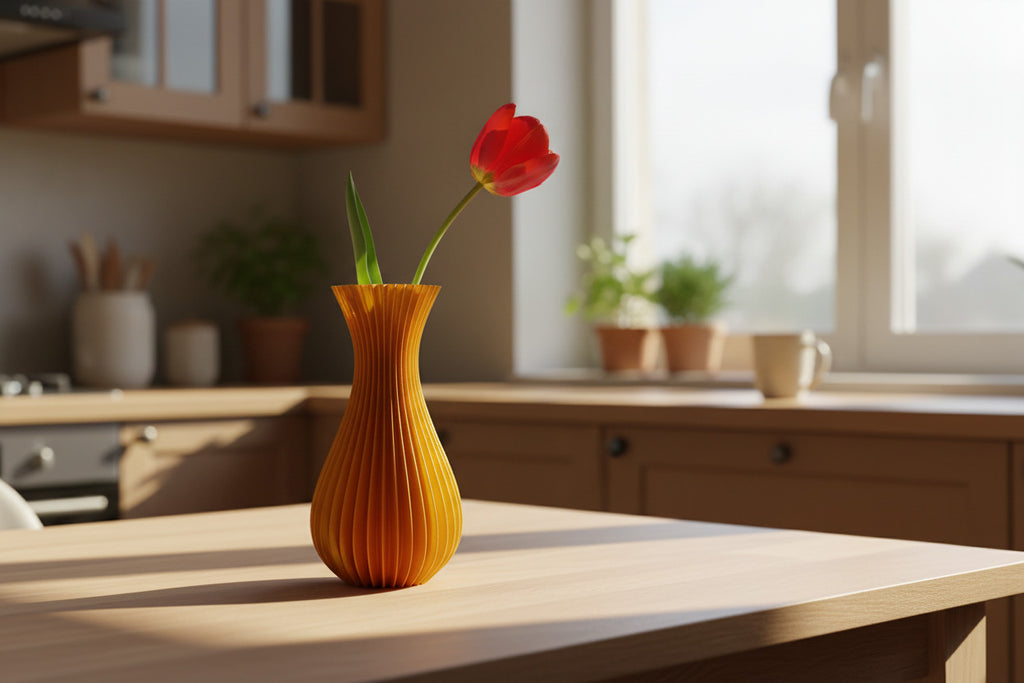 3d printed gold vase for sale