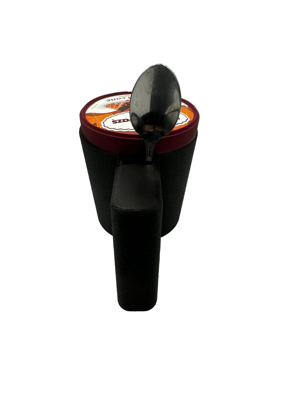 Ice Cream Pint Holder with Spoon Slot - Free Shipping